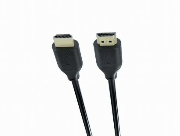 CABLU video GEMBIRD, HDMI (T) la HDMI (T), 2m, HDMI 2.1, conectori auriti, rezolutie maxima 8K (7680 x 4320) la 60 Hz, cupru, 8mm diam, negru, „CC-HDMI8K-2M” (timbru verde 0.18 lei)