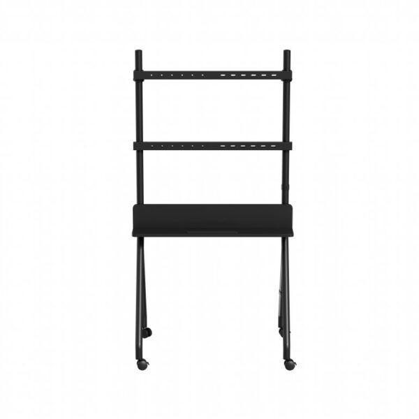 SUPORT de podea GEMBIRD, pt 1 TV/monitor, diag. max 55″ – 86″, max 40 kg, fix, 800x532x1550mm, inaltime 950-1350mm, black, „TVS-86F-02”