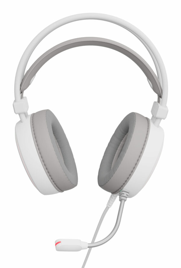 Casti cu fir Genesis Neon 613 G2 alb „NSG-2308” (timbru verde 0.18 lei)