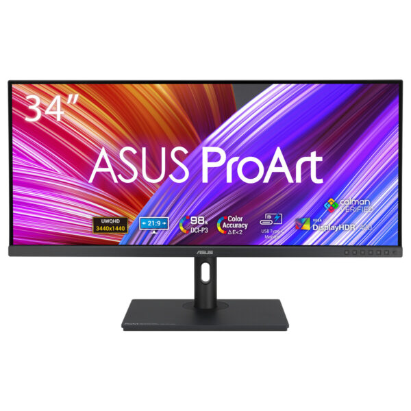 Monitor Professional ASUS ProArt 34,PA348CGV,IPSUltra-wide QHD (3440 x 1440),USB-C,120Hz, FreeSync „PA348CGV” (timbru verde 7 lei)