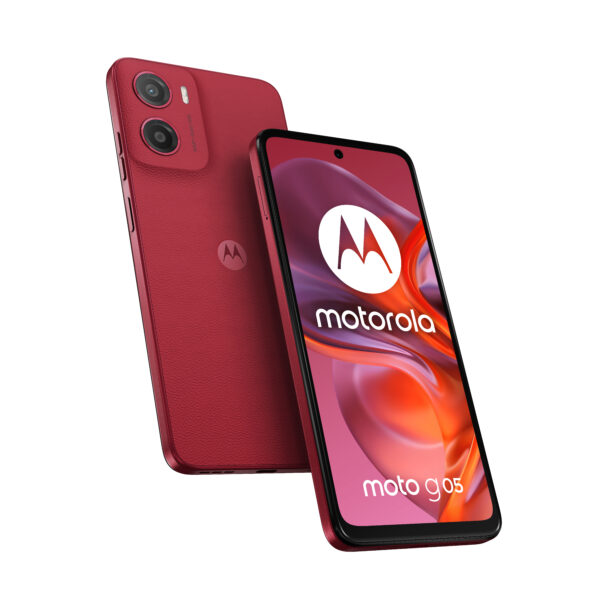 Smartphone Moto G05 64GB 4GB RAM Dual SIM Plum Red „PB6L0005SE” (timbru verde 0.45 lei)