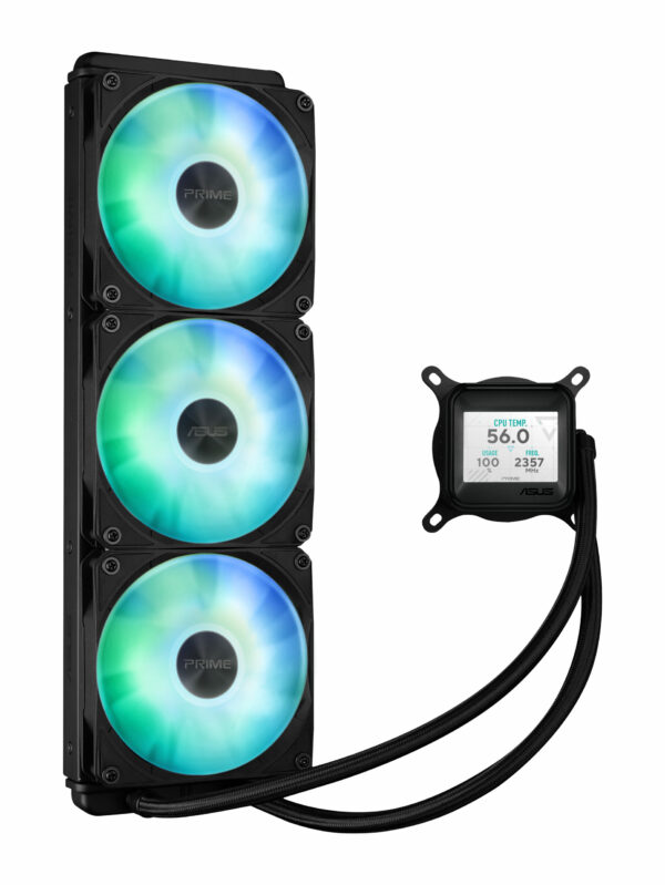 CPU COOLER ASUS PRIME LC 360 LCD ARGB „PRIME LC 360 ARGB LCD” (timbru verde 2 lei)