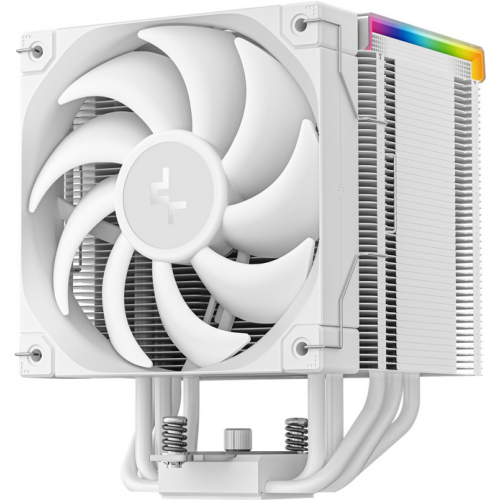 COOLER DeepCool „AK500 DIGITAL PRO WH” skt. Intel si AMD, racire cu aer, vent. 120mm, 500 – 1750 rpm, 5 heatpipes, inaltime 162mm, afisaj digital,”R-AK500-WHAPMN-G” (timbru verde 0.8 lei)