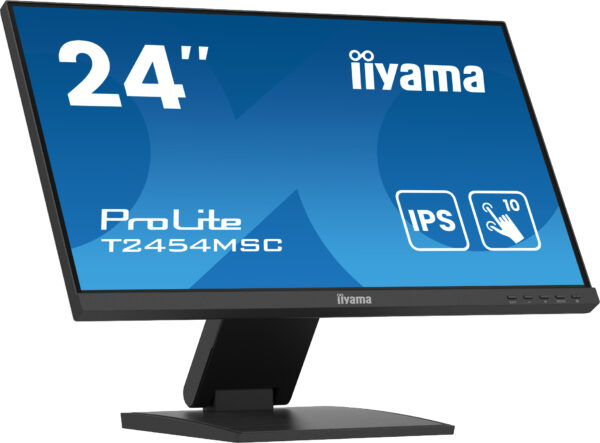 Iiyama PROLITE T2454MSC-B2AG monitor 23,8 TOUCH SCREEN FHD 75 Hz IPS 300 cd 4 ms HDMI DP SPEAKERS Black „T2454MSC-B2AG” (timbru verde 7 lei)
