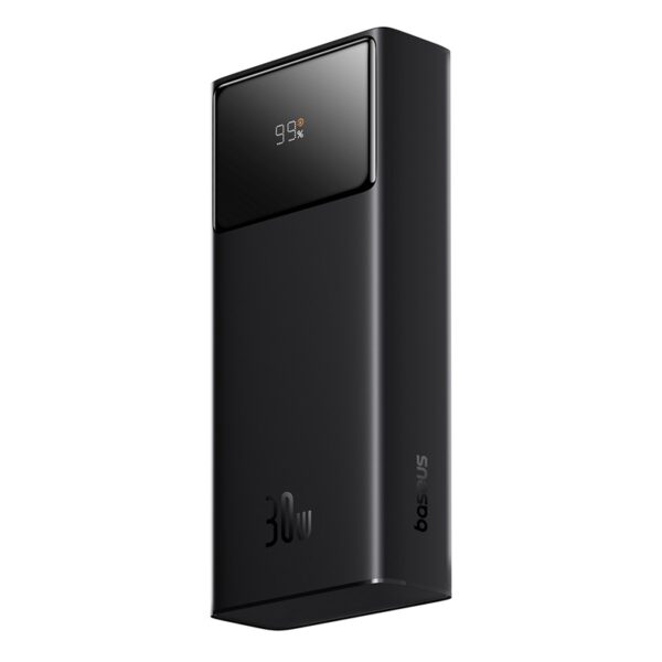 POWER BANK Baseus Star-Lord Digital, display, capacitate 30000mAh, 30W, 2 x USB; 1 x USB Type-C, total 5V/3A, negru, „P10022905113-00” (timbru verde 0.98 lei) – 6932172634292