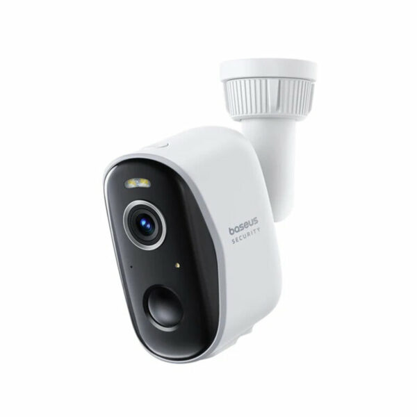 CAMERA IP Exterior Baseus N1, 2K, 2304 x 1296, acumulator integrat, unghi pana la 145 grade, IP67, dist. IR 30 m, tip lentila fixa 3 mm, 3 Mpx, wireless, slot SD card, „S0ST002130” (timbru verde 0.8 lei)