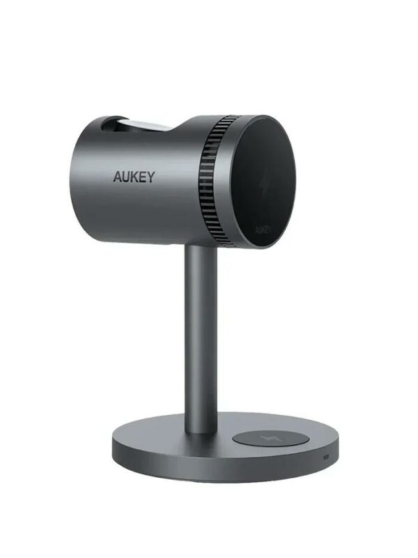 Statie de incarcare wireless Aukey, LC-MC311, 15W, fast charge, 1 x USB-C, negru, „LLTSEUN1049280” (timbru verde 0.18 lei) – 689323787418
