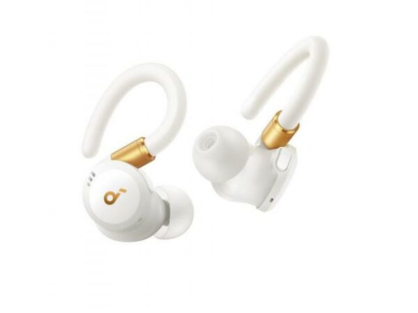 Casti Anker „Soundcore Sport X20”, in-ear, utilizare multimedia, Bluetooth 5.3, 6 x mic, durata baterie pana la 48 ore, IP68, ANC, alb, „A3968G21” (timbru verde 0.18 lei) – 0194644187002