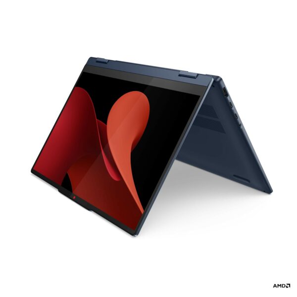 14 IdeaPad 5 2-in-1 14AHP9, WUXGA IPS Touch, Procesor AMD RyzenTM 5 8645HS (16M Cache, up to 5.0 GHz), 16GB LPDDR5X, 1TB SSD, AMD Radeon 760M, No OS, Cosmic Blue „83DR002WRM” ((timbru verde 3.5 lei)