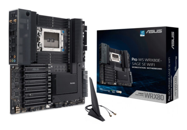 Placa de baza Pro WS WRX80E-Sage SE WIFI, AMD WRX80, socket sWRX8, eATX „90MB1590-M0EAY0”