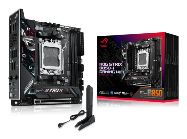 Placa de baza ASUS ROG STRIX B850-I GAMING WIFI AMD B850 Socket AM5 mini ITX „90MB1K30-M0EAY0”
