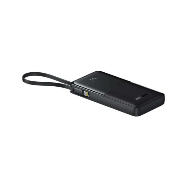 POWER BANK Baseus Bipow 2 Digital, display, capacitate 10000mAh, 20W, cablu integrat USB Type-C, 1 x USB Type-C, 1 x USB, total 5V/3A, negru, „P10077101113-00” (timbru verde 0.98 lei) – 6932172670887
