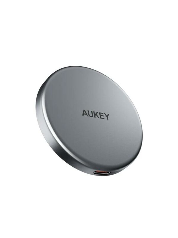 Statie de incarcare wireless Aukey, LC-MC10, 15W, fast charge, 1 x USB-C, negru, „LLTSN1048333” (timbru verde 0.18 lei) – 689323787036