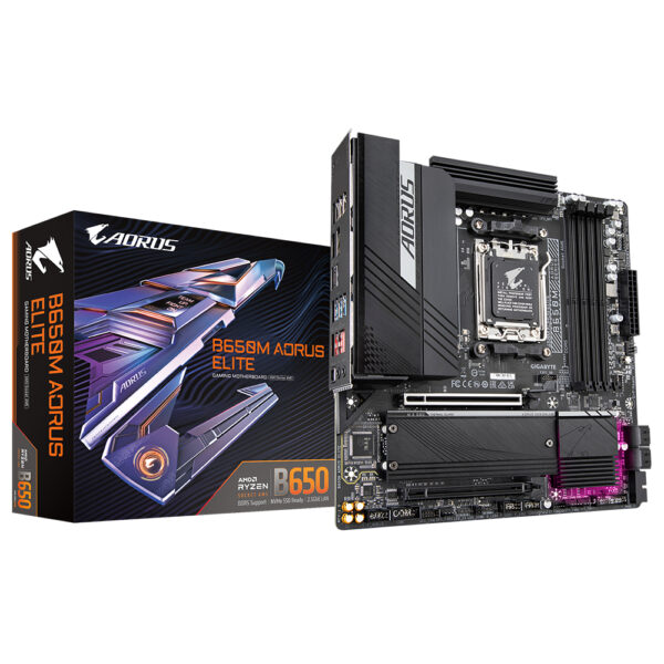 MB GIGABYTE B650M AORUS ELITE 1.3 AM5 „B650M AORUS ELITE”