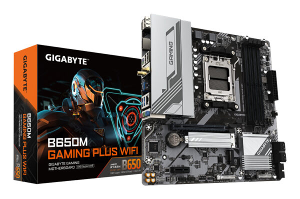 MB AMD B650 SAM5 MATX/B650M GAMING PLUS WF GIGABYTE „B650M GAMING PLUS WF 1.1”