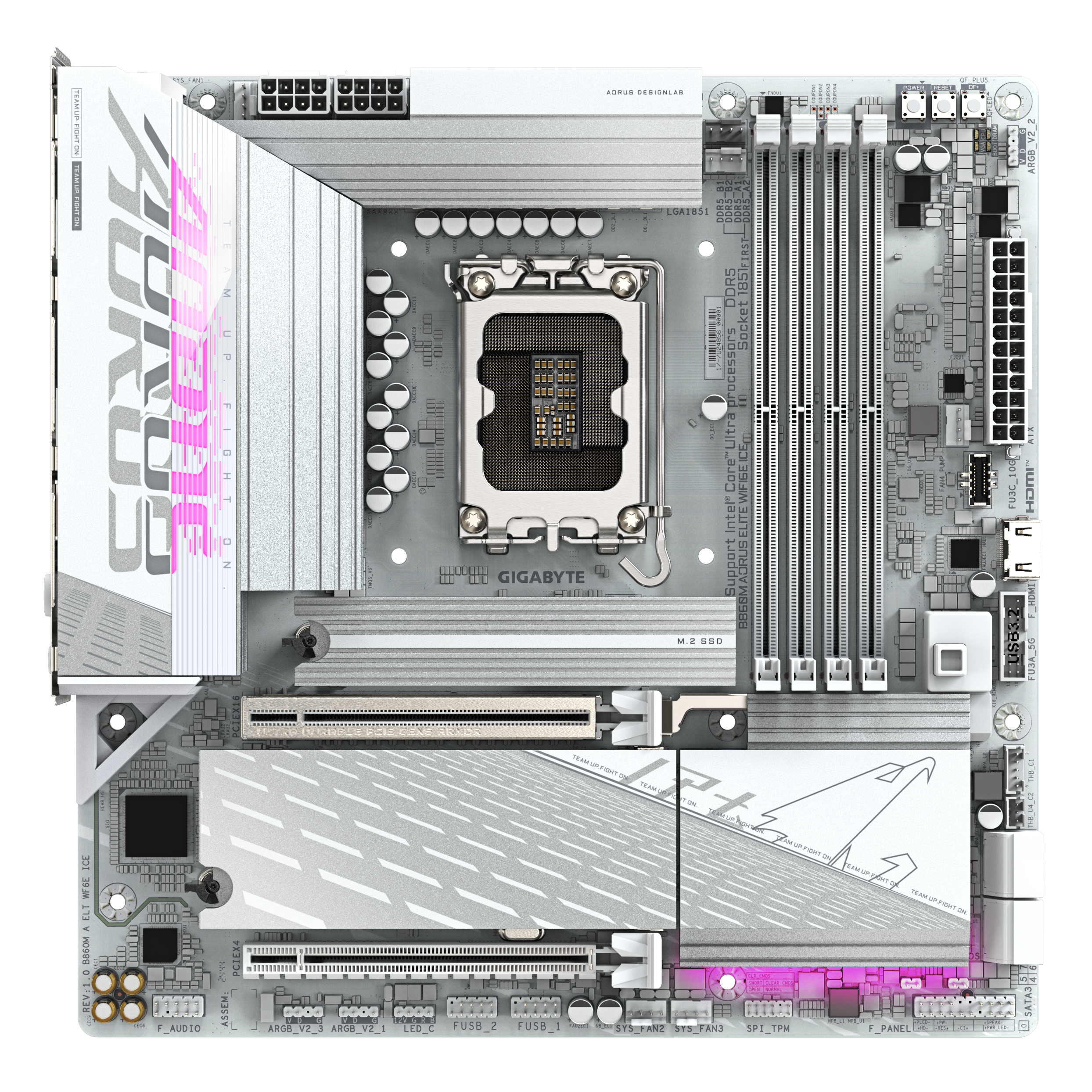 B860M AORUS ELITE WF6E ICE