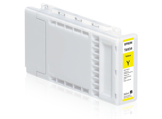 Cartus Cerneala Original Epson Yellow, T6934, 350ml, pentru SureColor T3000|T5000|T7000|T3200|T5200|T7200 (timbru verde 0.15 lei), „C13T69340N”