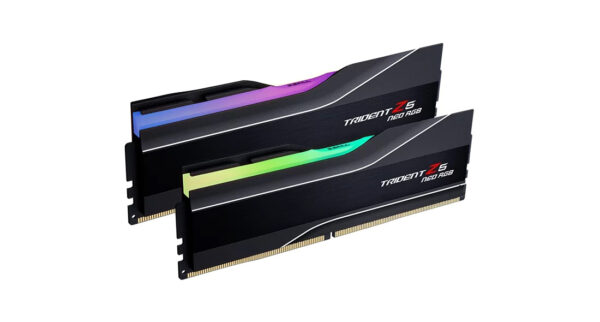 Memorie Trident Z5 Neo RGB Black AMD EXPO 64GB, DDR5-6000Mhz, CL32, Dual Channel „F5-6000J3238G32GX2-TZ5NR”