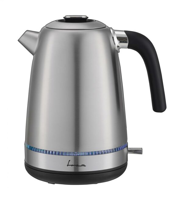 Fierbator FRAM Fierbator electric FEK-M2200SS 2200W 1.7l filtru detasabil Negru/Gri „FEK-M2200SS” (timbru verde 0.8 lei)