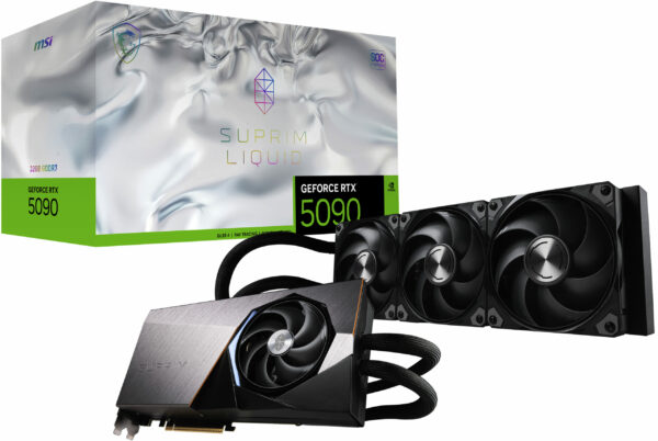 MSI GeForce RTX 5090 32G SUPRIM LIQUID SOC „GeForce RTX 5090 32G SUPRIM LIQUID SOC”