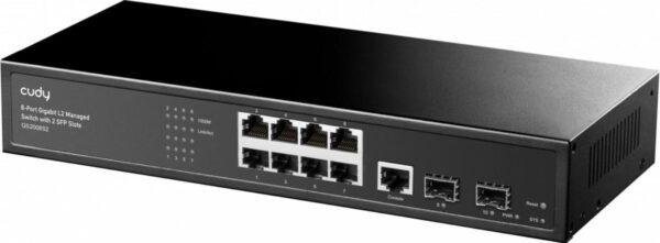 CUDY 8-Port Layer 2 Managed Gigabit Swit „GS2008S2” (timbru verde 2 lei)