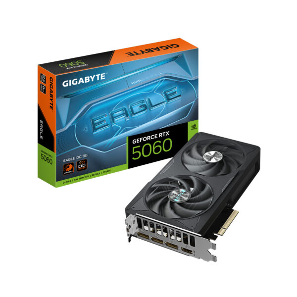 Placa video Gigabyte GeForce RTX 5060 EAGLE OC 8G „GV-N5060EAGLE OC-8GD”