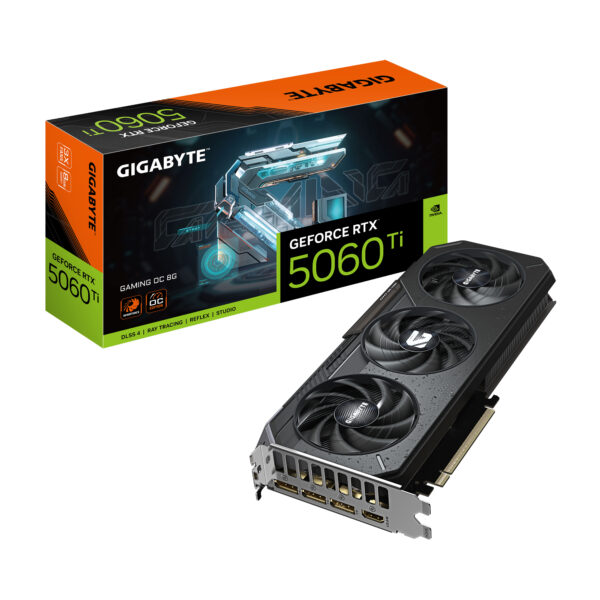 GIGABYTE GeForce RTX 5060 Ti GAMING OC 8GB GDDR7 3xDP 1xHDMI VGA „GV-N506TGAMING OC-8GD”