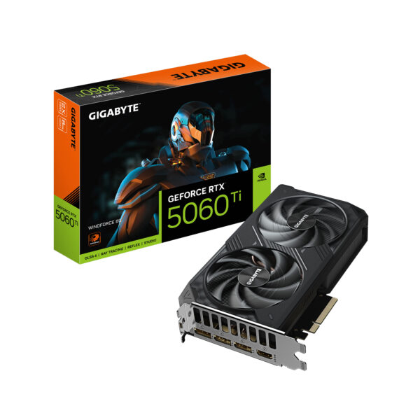 VGA GIGABYTE RTX 5060 TI WINDFORCE 8GB „GV-N506TWF2-8GD”