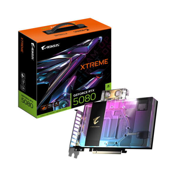 VGA GB AORUS GF RTX5080 XTREME WF WB 16G „GV-N5080AORUSX WB-16GD”