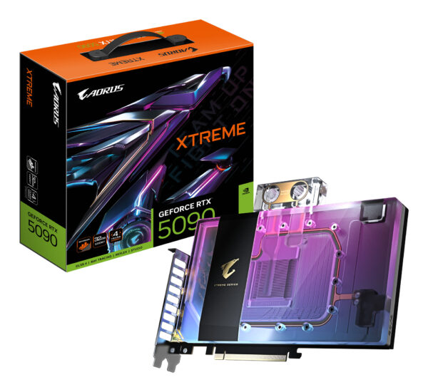 VGA GB RTX 5090 XTREME WATERFORC WB 32GB „GV-N5090AORUSX WB-32GD”