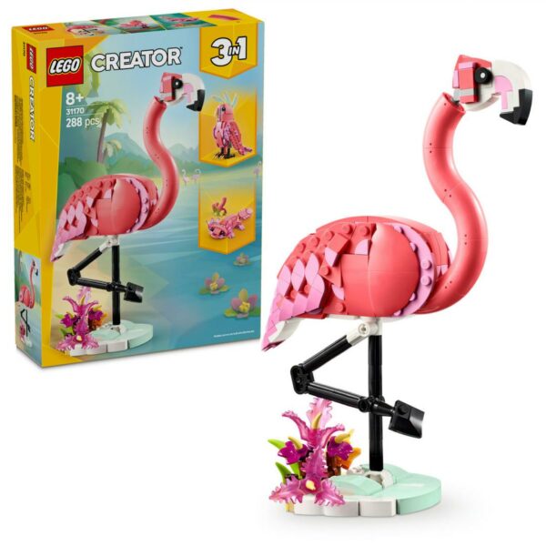 ANIMALE SALBATICE:FLAMINGO ROZ,LEGO31170 „LEGO31170”