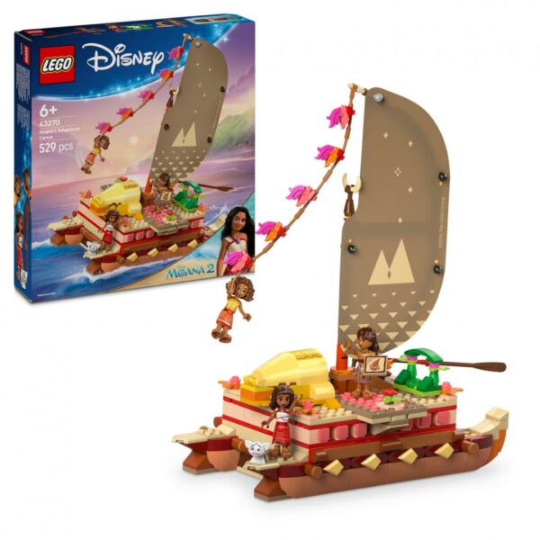 CANOEA DE AVENTURA A MOANEI, LEGO 43270 „LEGO43270”