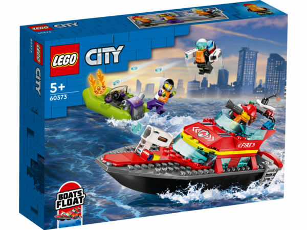 BARCA SALVARE A POMPIERILOR, LEGO 60373 „LEGO60373”