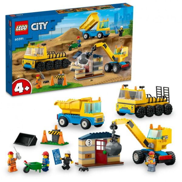 CAMIOANE CONSTR&MACARA CU BILA,LEGO60391 „LEGO60391”