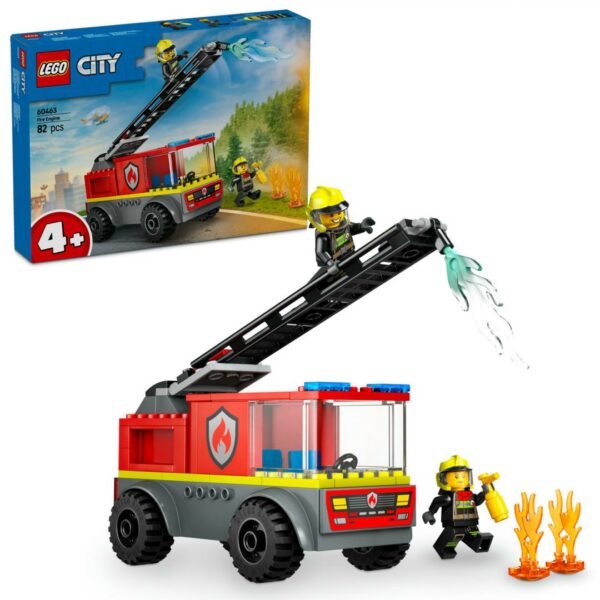 CAMION DE POMPIERI CU SCARA, LEGO 60463 „LEGO60463”