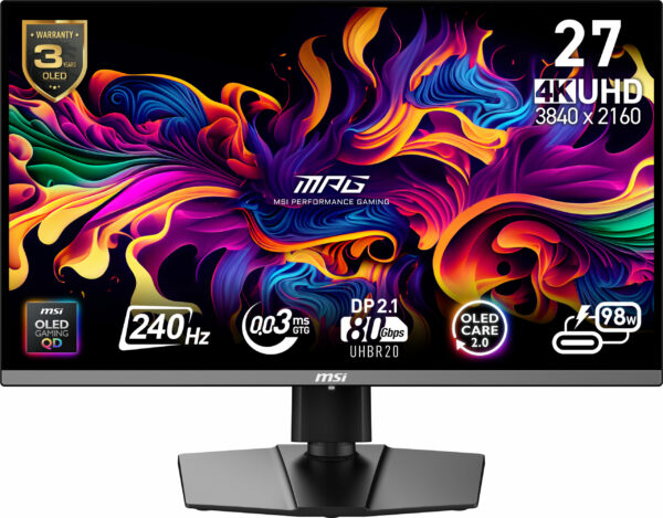 Monitor MSI MPG 272URX QD-OLED „MPG 272URX QD-OLED” (timbru verde 7 lei)
