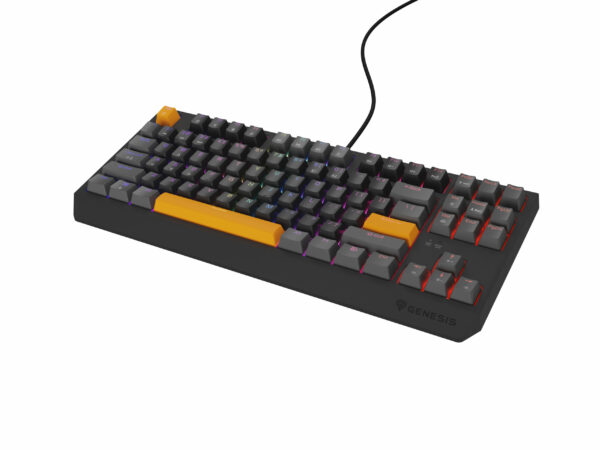 Tastatura Genesis Thor 230 TKL Anchor Gray Positive RGB Outemu Red „NKG-2081” (timbru verde 0.8 lei)