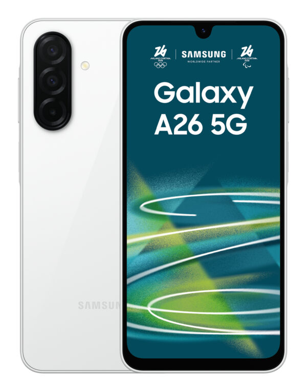 Smartphone Galaxy A26 128GB 6GB RAM 5G Dual SIM White „SM-A266BZWBEUE” (timbru verde 0.45 lei)