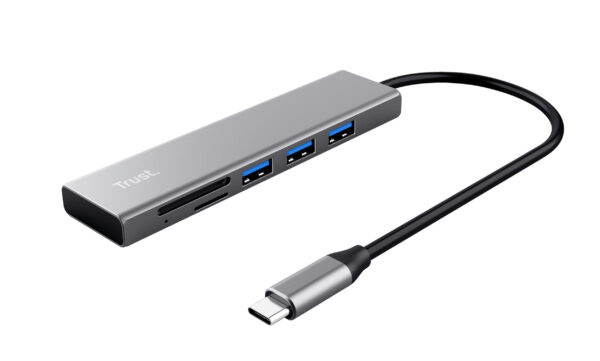 Halyx Fast USB-C & Card Reader, 3-port Hub „TR-24191” (timbru verde 0.8 lei)