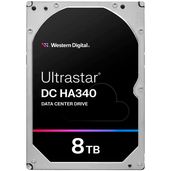 HDD Server WD Ultrastar DC HA340 8TB 512e SE, 3.5″”, 256MB, 7200 RPM, SATA, SKU: 0B47078 „WUS721208BLE6L4”