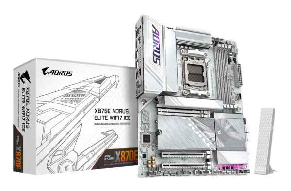 MB GIGABYTE X870E AORUS ELITE WIFI7 ICE „X870E A ELITE WF7 ICE”