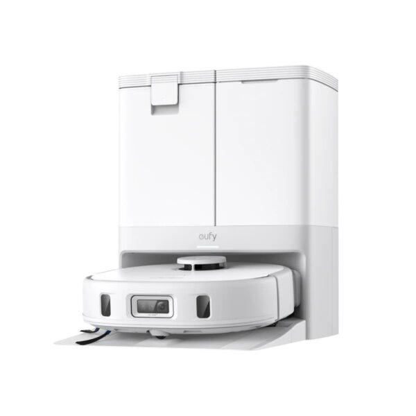 Robot All-in-One Anker „eufy X10 Pro Omni”, 8.000 Pa, aspirare uscata si umeda, Wi-Fi, BTH, App, multi-suprafete, volum rezervor 2.5L, alb, „T2351G21” (timbru verde 11 lei) – 194644287153