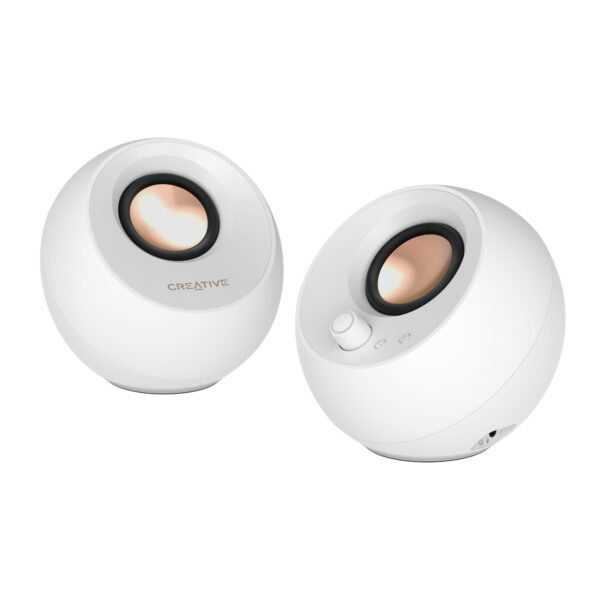 CREATIVE PEBBLE PRO 2.0 Speakers – white „51MF1710AA003” (timbru verde 0.8 lei)
