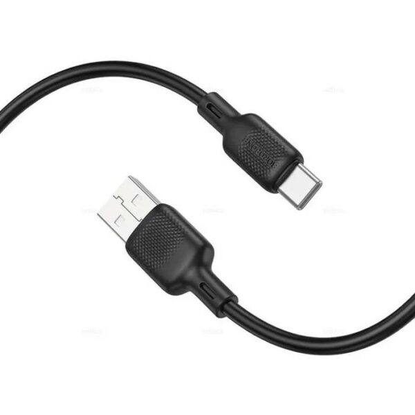 CABLU alimentare si date Borofone „BX113”, Fast Charging Data Cable pt. smartphone, USB la USB Type-C, 3A, 3m, negru „6941991115554” (timbru verde 0.18 lei)
