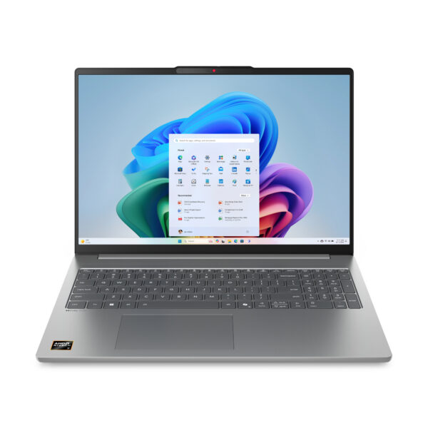 16 IdeaPad Slim 5 16AHP10, WUXGA IPS, Procesor AMD RyzenTM 7 8845HS (16M Cache, up to 5.10 GHz), 32GB DDR5, 1TB SSD, AMD Radeon 780M, No OS, Luna Grey „83HW001TRM” ((timbru verde 3.5 lei)