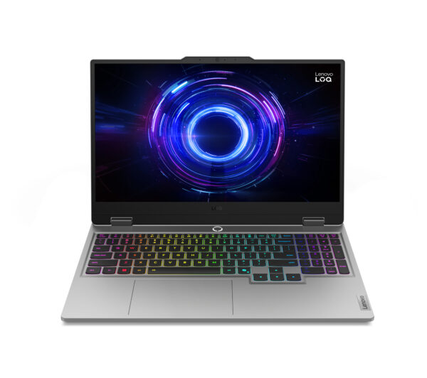 Gaming 15.6 LOQ 15IRX10, FHD IPS 144Hz, Procesor Intelxxxx CoreTM i7-13650HX (24M Cache, up to 4.90 GHz), 24GB DDR5, 1TB SSD, GeForce RTX 5070 8GB, No OS, Luna Grey „83JE00AQRM” ((timbru verde 3.5 lei)