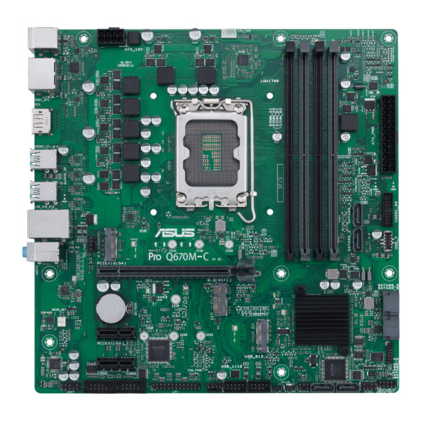 Placa de baza ASUS Pro Q670M-C-CSM – motherboard – micro ATX – LGA1700 Socket – Q670 „90MB19E0-M0EAYC”