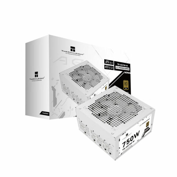 SURSA Thermalright „TR-AG 750”, 750W, certificare 80 Plus Gold, modular, fan 120mm, alb, „TR-AG 750-W” (timbru verde 2 lei)