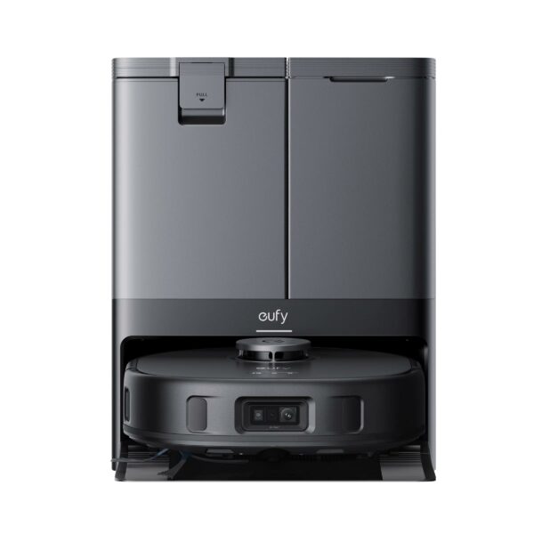 Robot All-in-One Anker „eufy X10 Pro Omni”, 8.000 Pa, aspirare uscata si umeda, Wi-Fi, BTH, App, multi-suprafete, volum rezervor 2.5L, negru, „T2351G11” (timbru verde 11 lei) – 194644178093