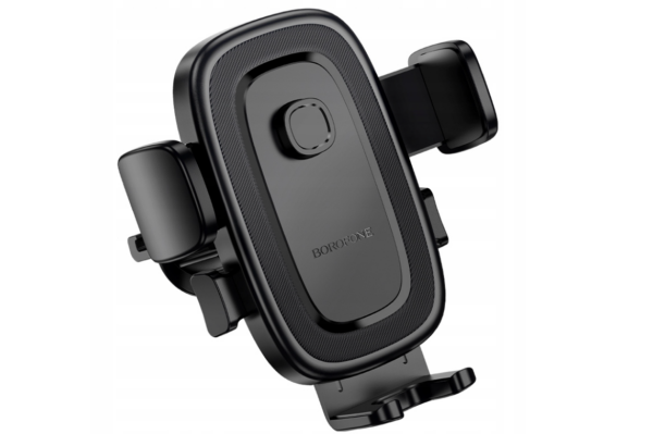 SUPORT AUTO Borofone „BH131” pt. SmartPhone, prindere in 3 puncte, fixare grila ventilatie, negru „6941991121296”